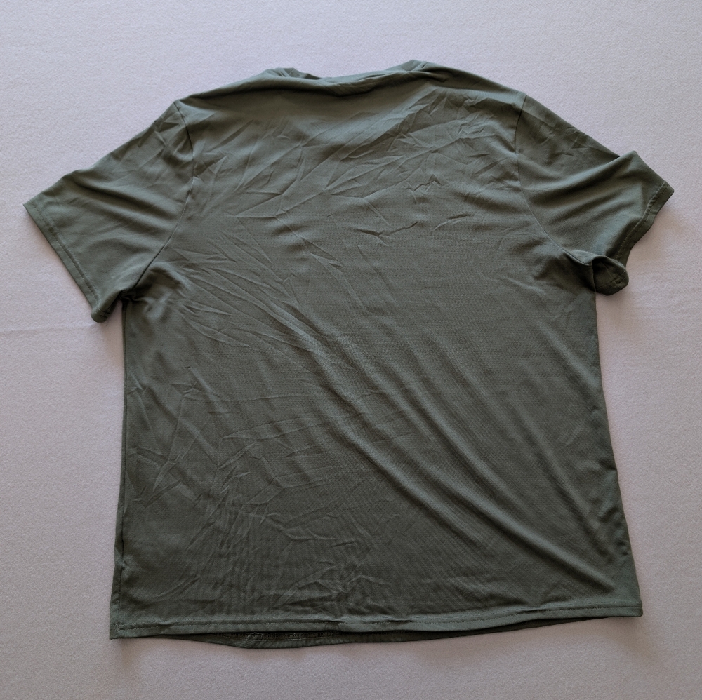 Gymshark Arrival Performance T-Shirt Core Olive XXL Men's Activewear Gym Top image 8